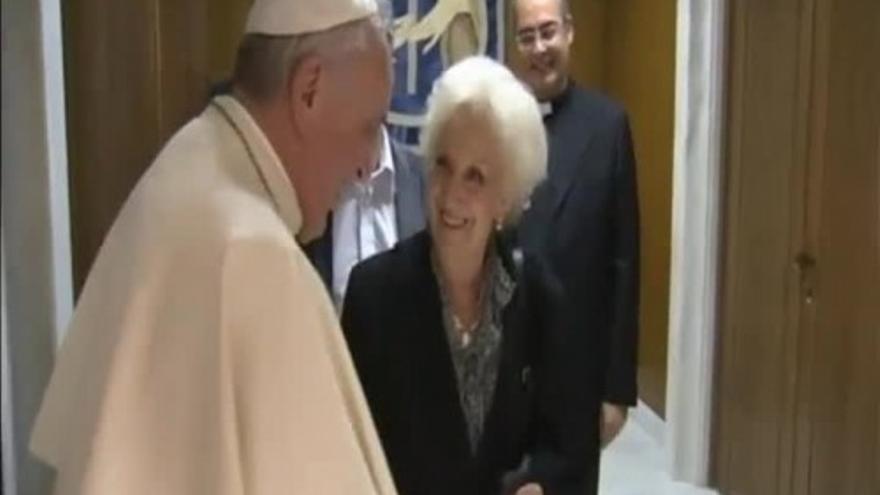 Cordial encuentro entre el Papa y la fundadora de las Abuelas de la Plaza de Mayo