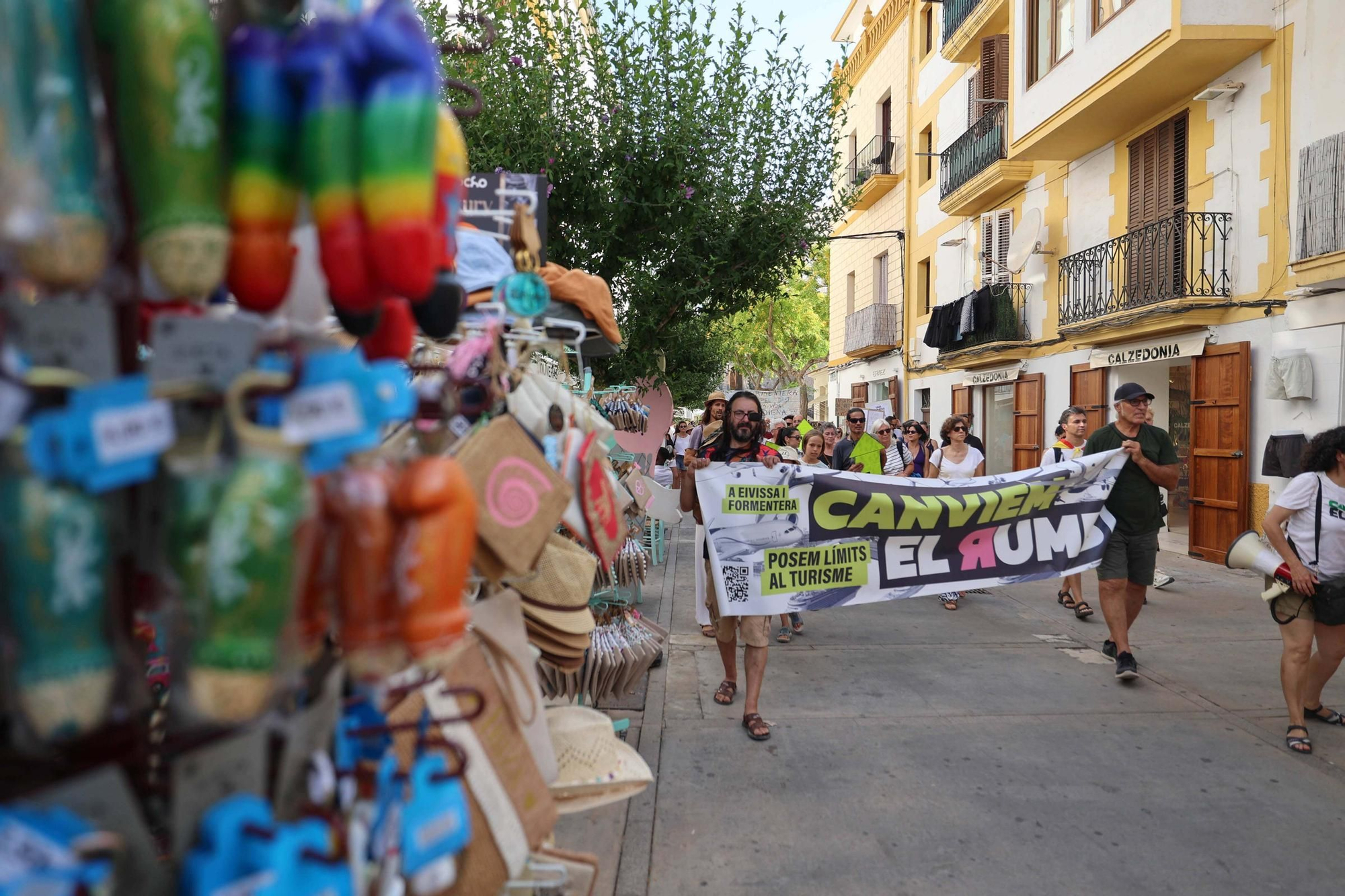 Manifestación contra la masificación turística en Ibiza