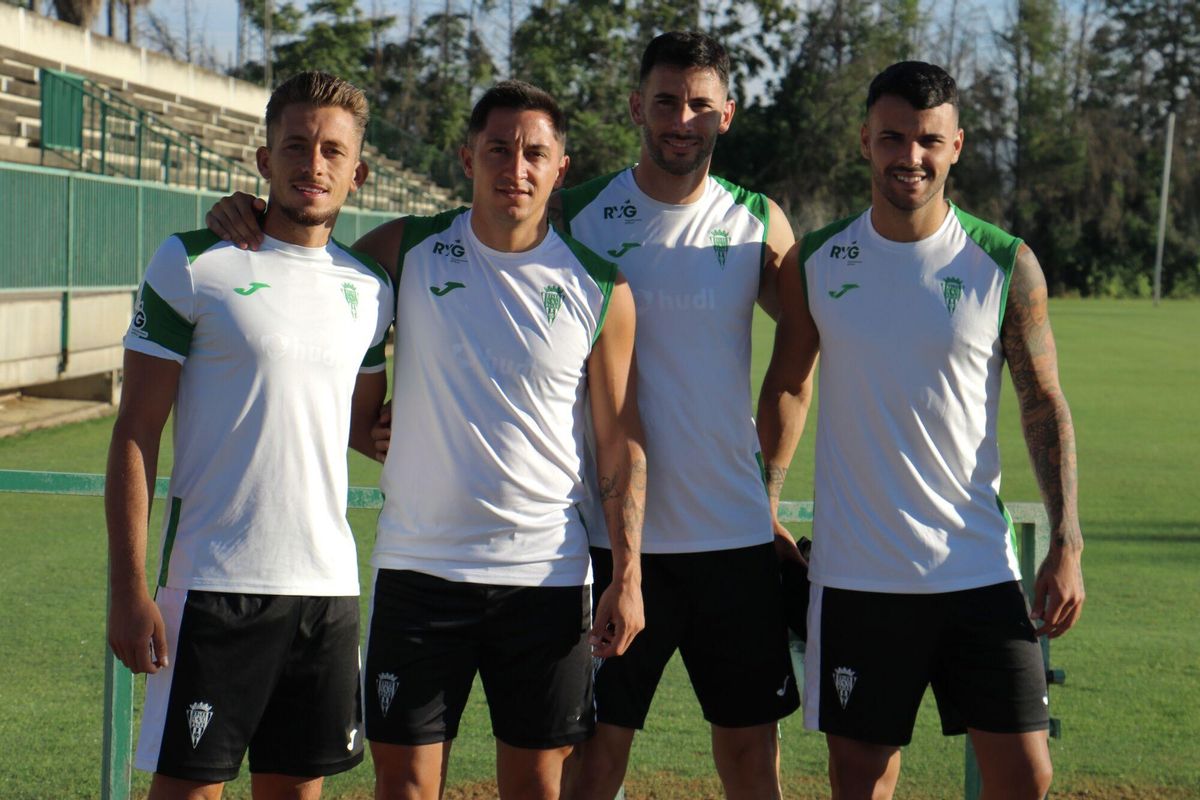 Entrenamiento del Córdoba CF en la Ciudad Deportiva previo al partido contra el Betis.