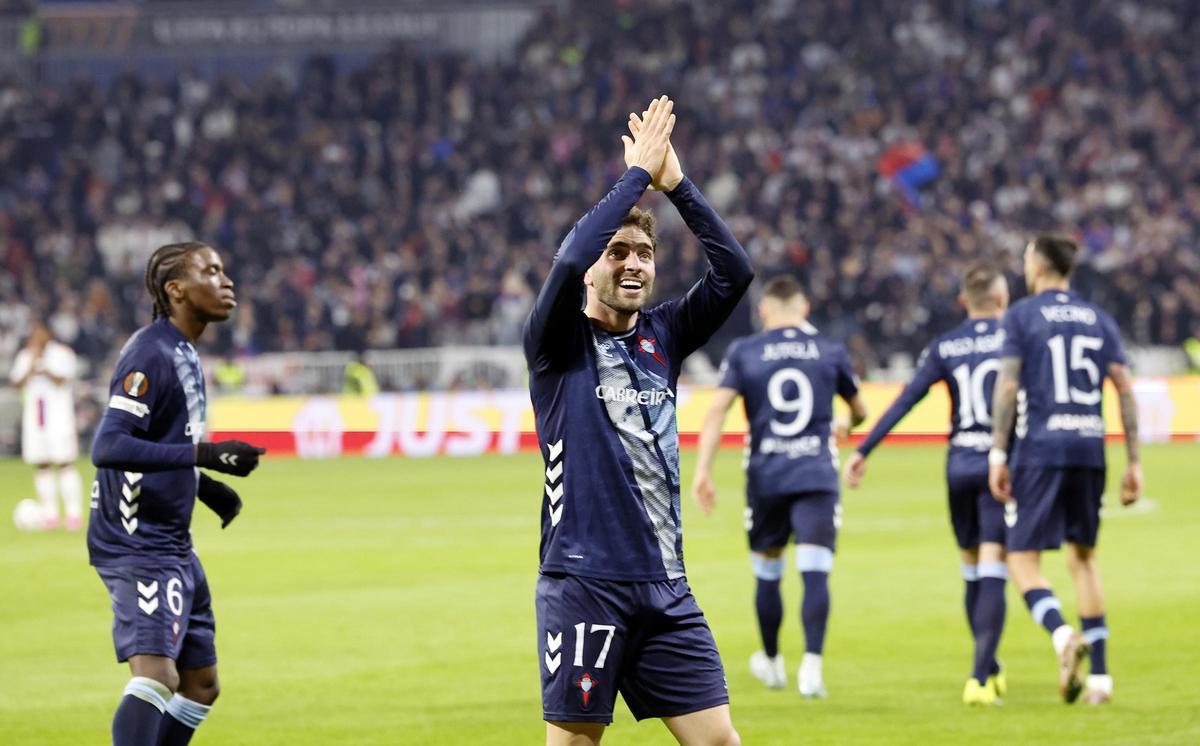 La victoria europea del Celta en Lyon, en imágenes La victoria europea del Celta en Lyon, en imágenes