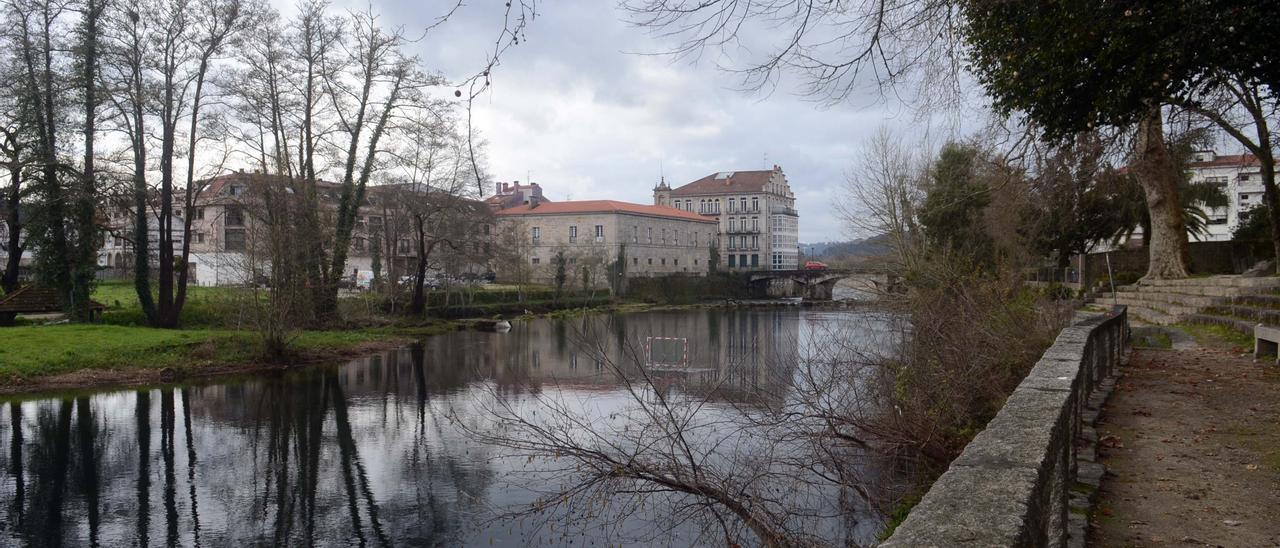 Río Umia a su paso por Caldas