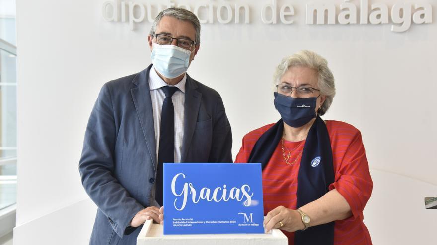 Entrega del Premio de Solidaridad Internacional y Derechos Humanos de la Diputación de Málaga a Manos Unidas