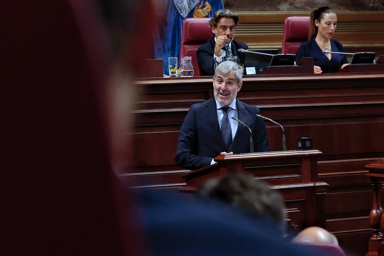 Segunda sesión del debate de investidura en el Parlamento de Canarias