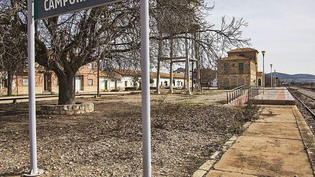 Vía ferroviaria de la línea a Cuenca.
