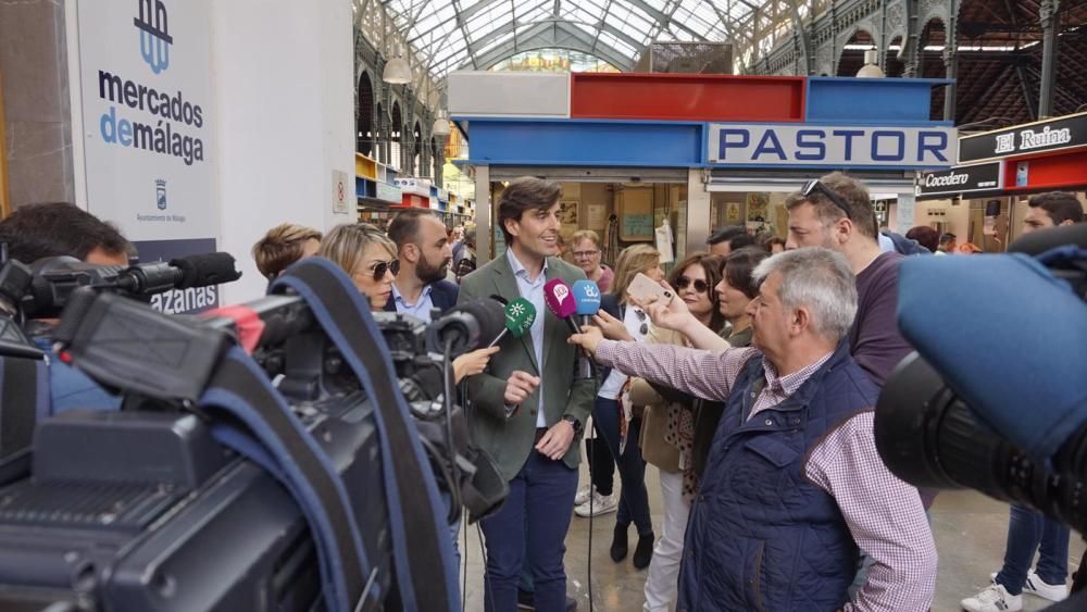 Pablo Montesinos, en el Mercado de Atarazanas