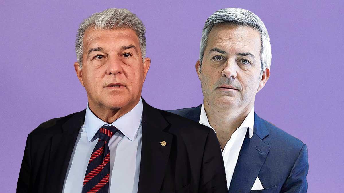 Joan Laporta y Víctor Font.