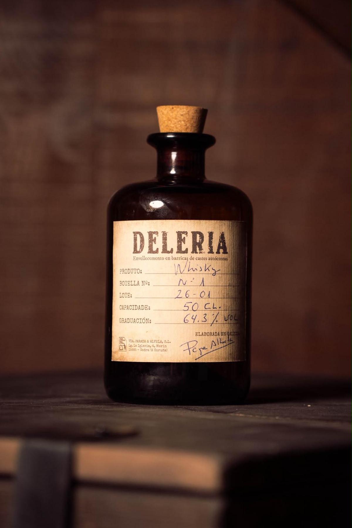 El whisky gallego de 65 grados destilado por Pepe Albela en Vedra.