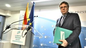 Puigdemont considera una «rebequeria» la decisió del Tribunal Suprem de no aplicar-li l’aministia