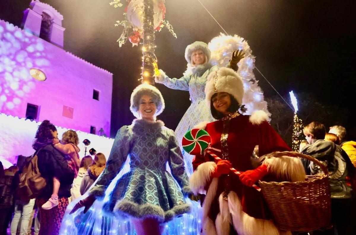 Animación navideña en Sant Josep.
