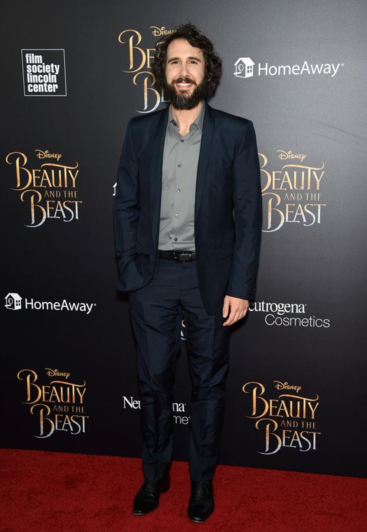 Estreno 'La bella y la bestia' en Nueva York: Josh Groban