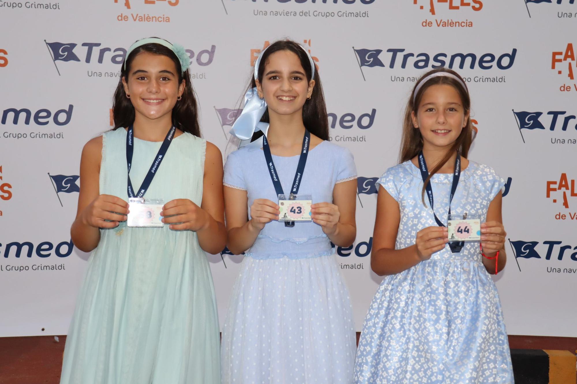 Los "números de la suerte" de las candidatas a Fallera Mayor Infantil de València 2025