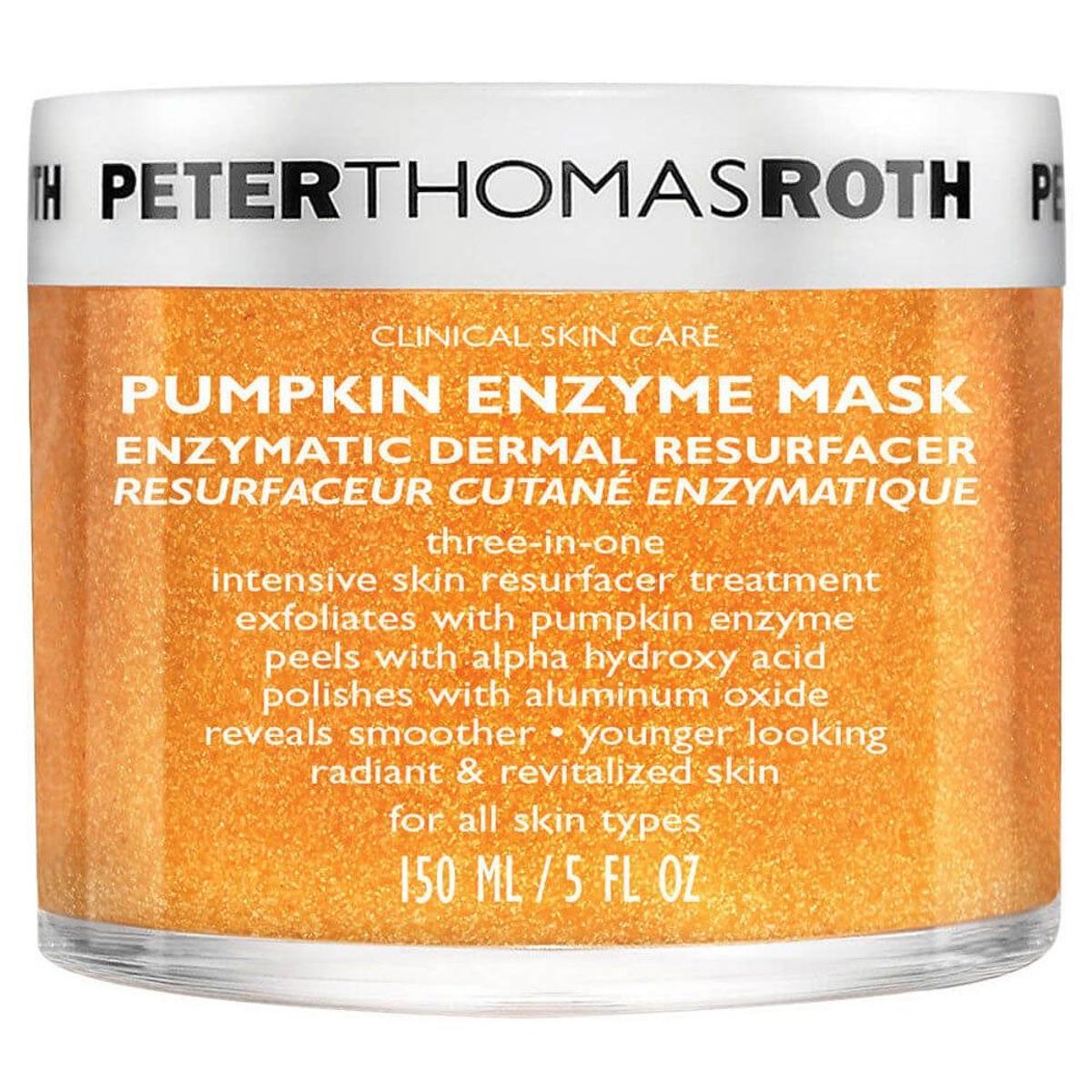 Máscara de enzimas de calabaza, de Peter Thomas Roth (Precio: 58,45 euros)