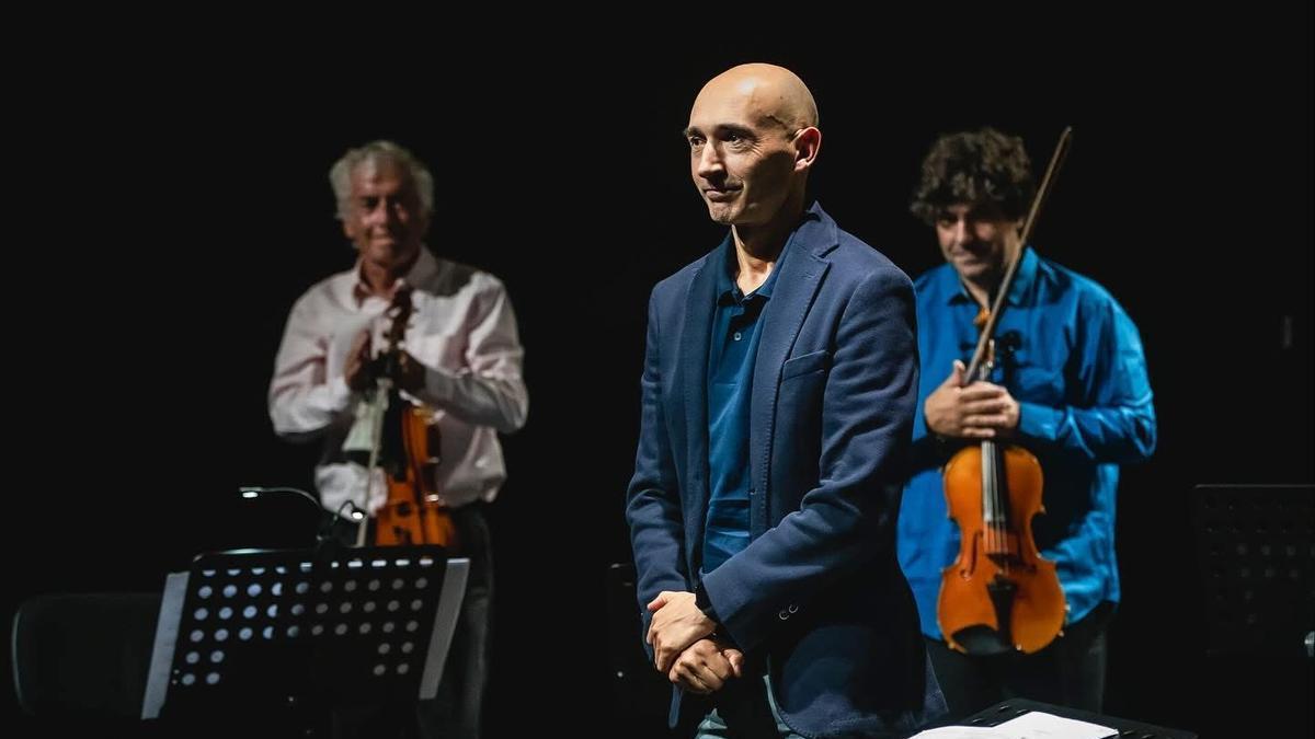 Jacobo Gaspar, compositor de Mos, cunha obra que interpretará a Sinfónica de Galicia.