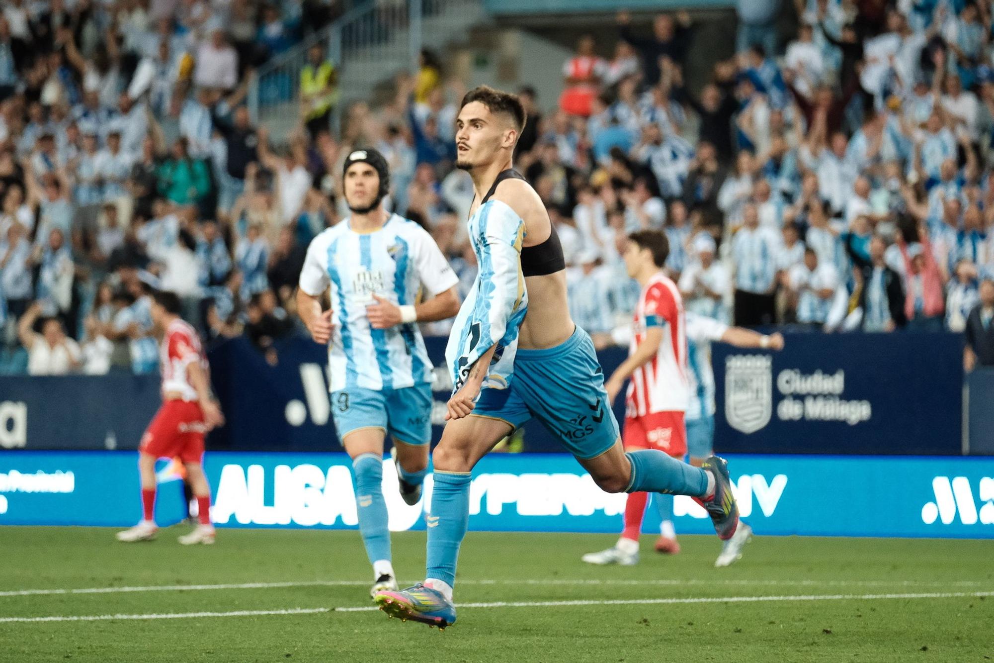 Málaga CF - Sporting. Jornada 40, Liga Hypermotion