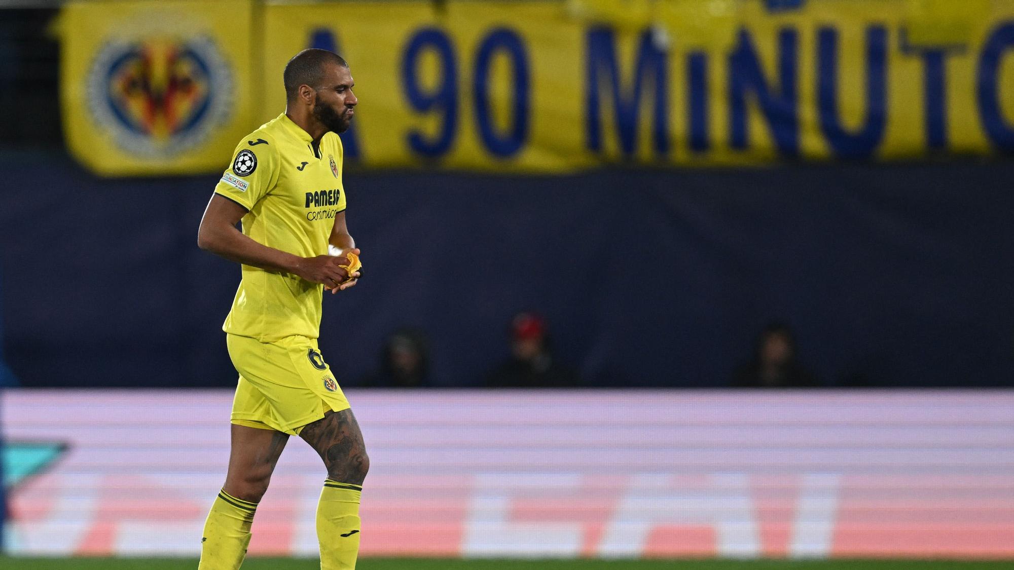 Capoue, en la derrota del Villarreal frente al Liverpool | AFP