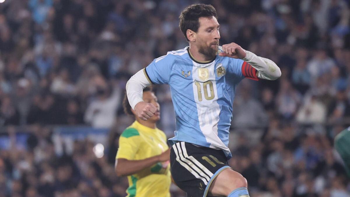 Leo Messi marcó en su despedida