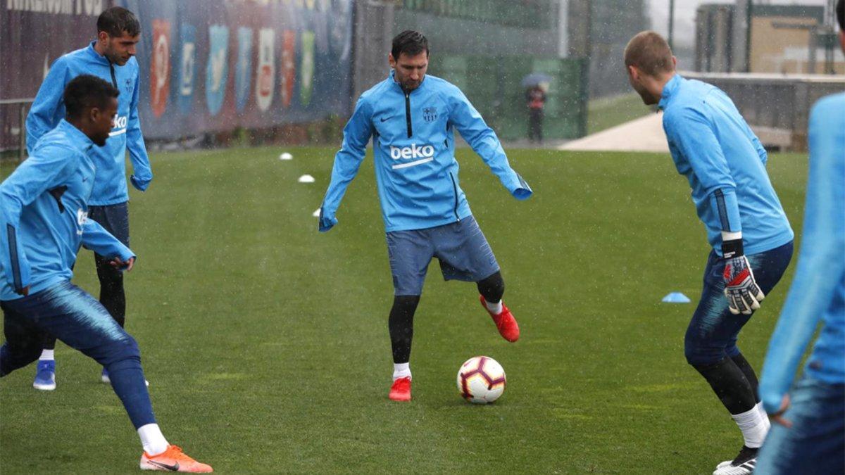 Entrenamiento del Barça del viernes 17 de mayo