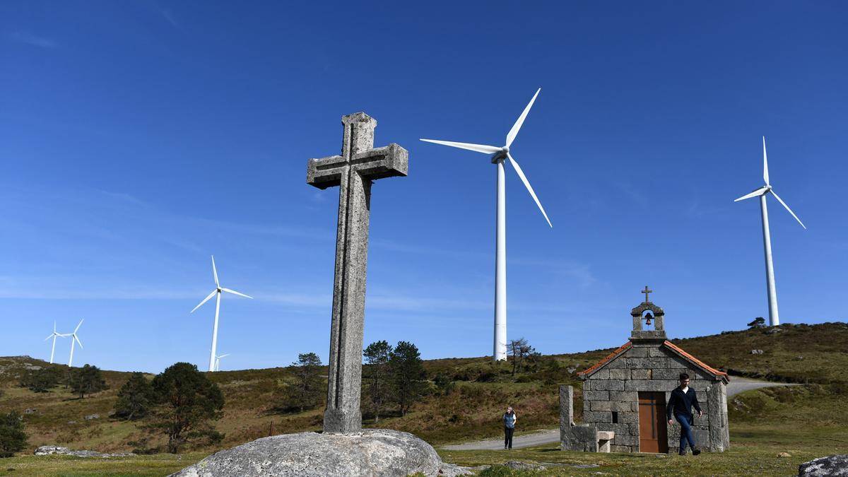 Un parque eólico en la comarca