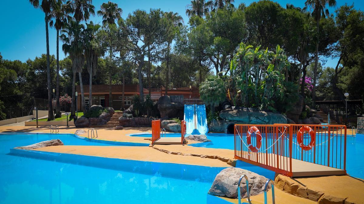 El recinto de la piscina Parc Vedat de Torrent.