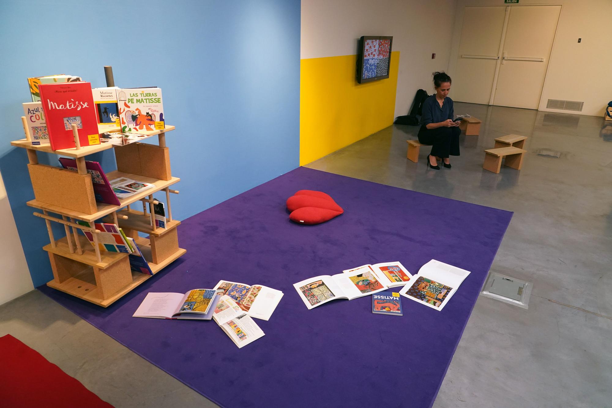 La instalación 'Inside Matisse' de Stéphanie Marin, en el Centre Pompidou de Málaga.