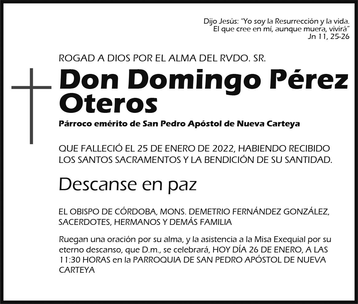 Domingo Pérez Oteros