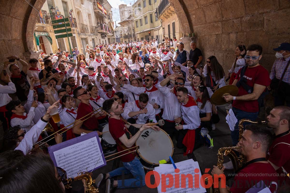 Recorrido Caballos del Vino día dos de mayo en Caravaca