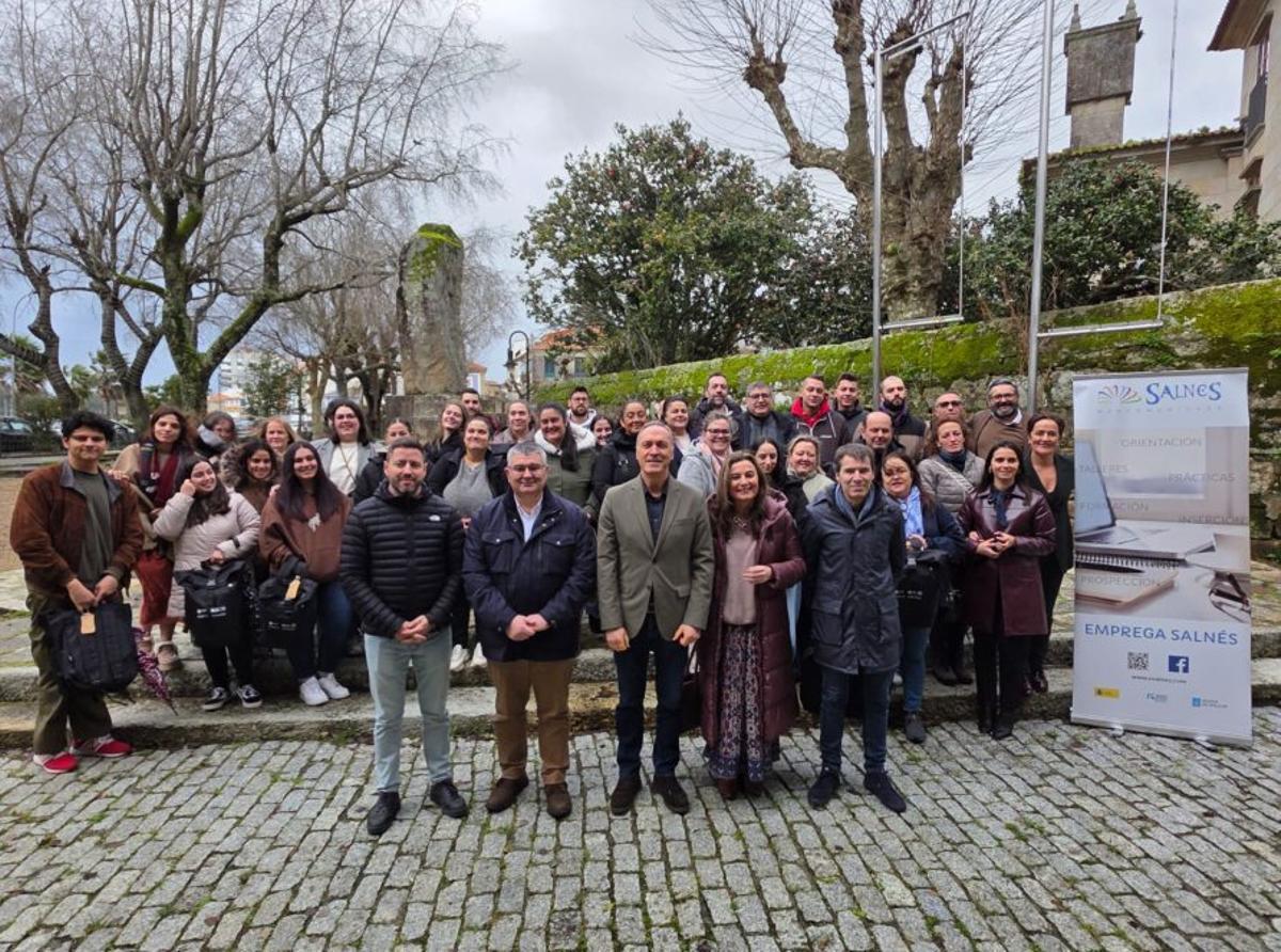Nuevos alumnos del Plan Integrado de Emprego de O Salnés.