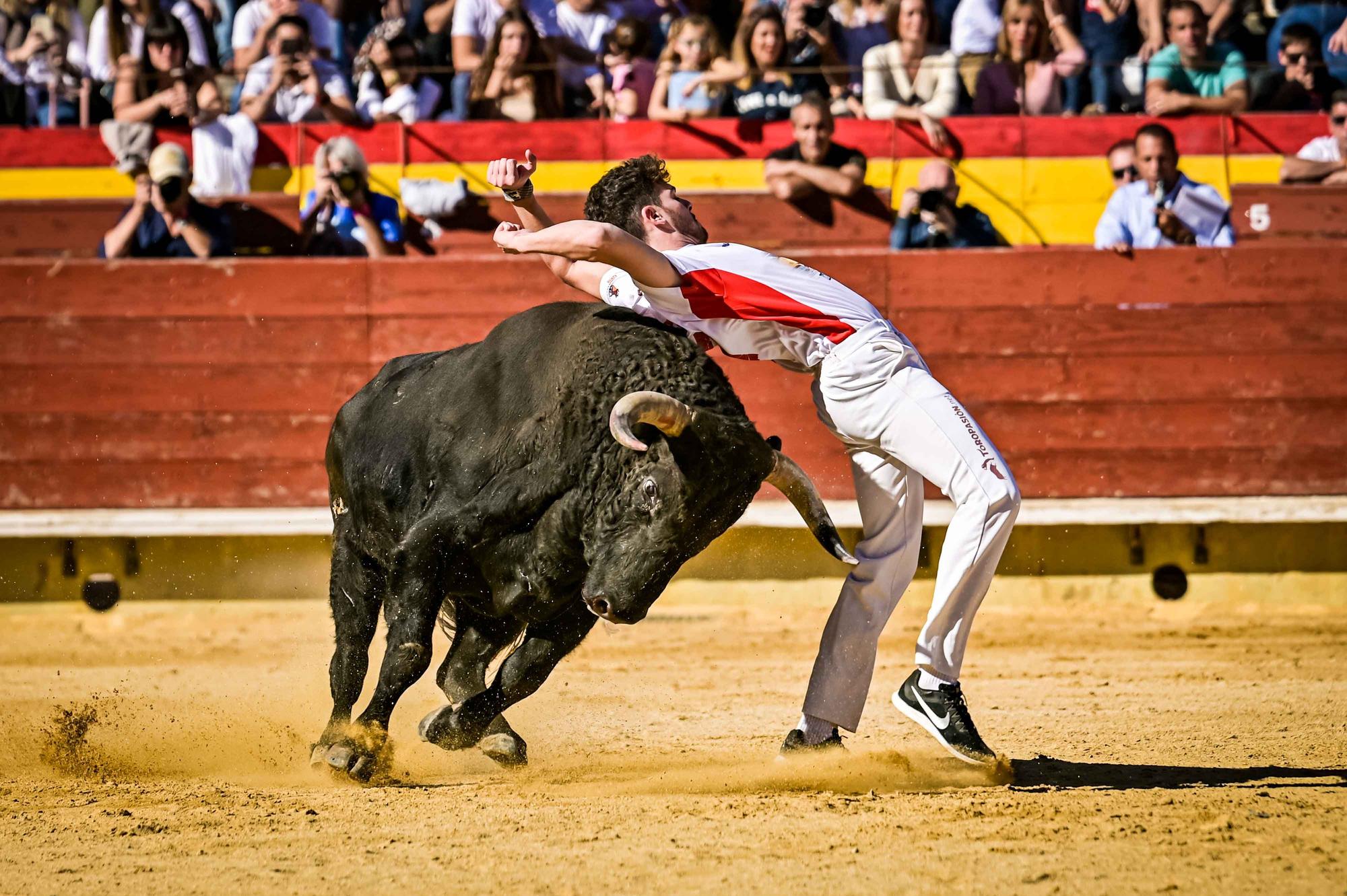 Final del campeonato de España de recortadores en Castelló