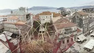 Un pabellón temporal en forma de batea presidirá la Porta do Sol de Vigo