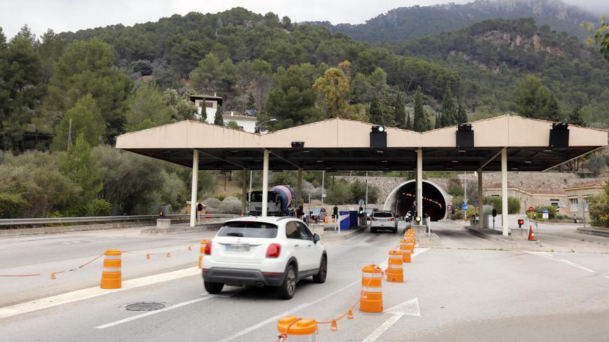 El túnel de Sóller cerrado de madrugada por obras