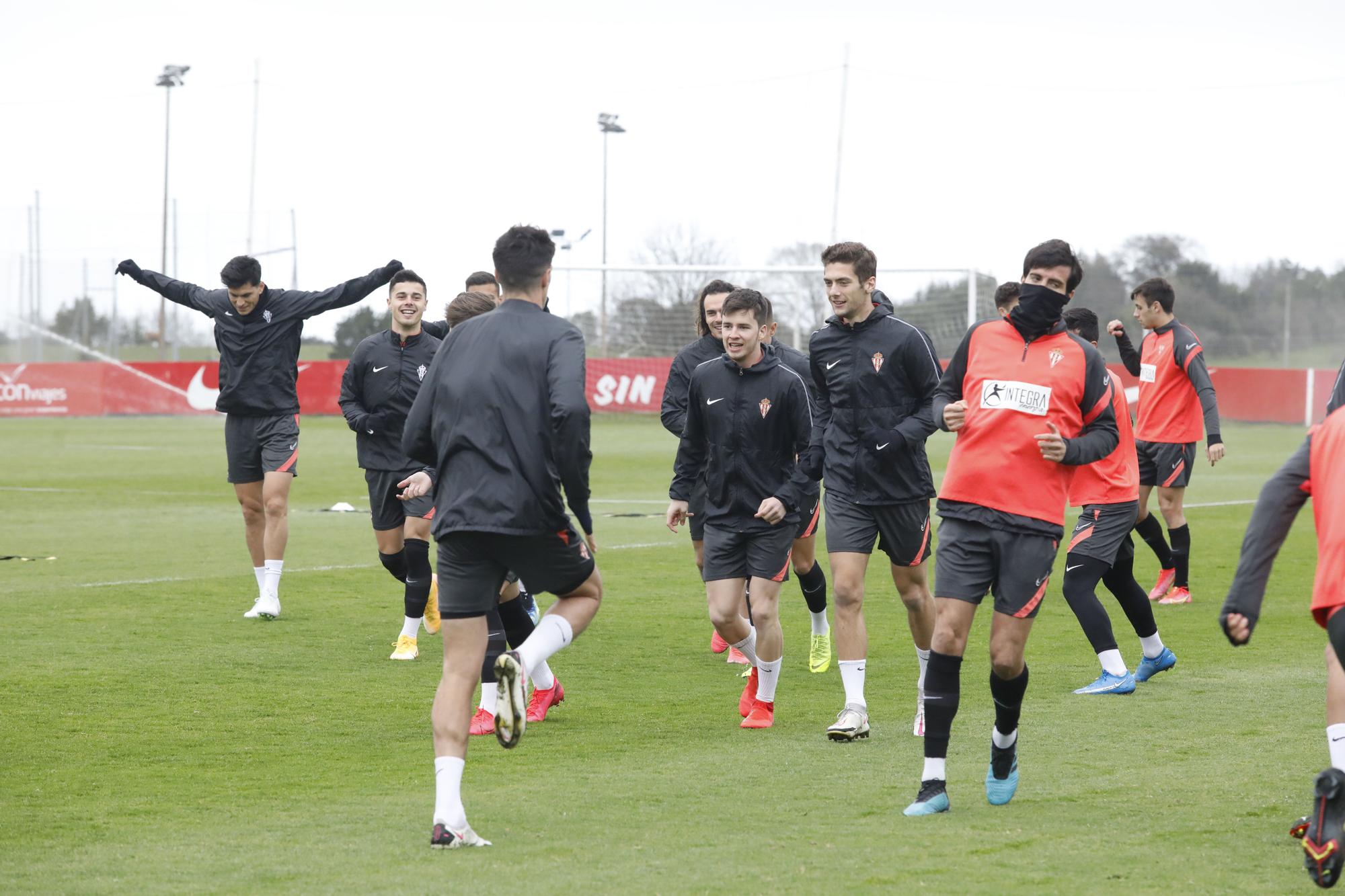 Entrenamiento del Sporting