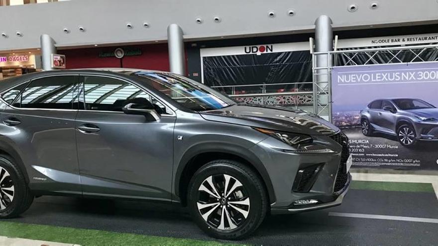 El Lexus NX 300h brilla en Nueva Condomina