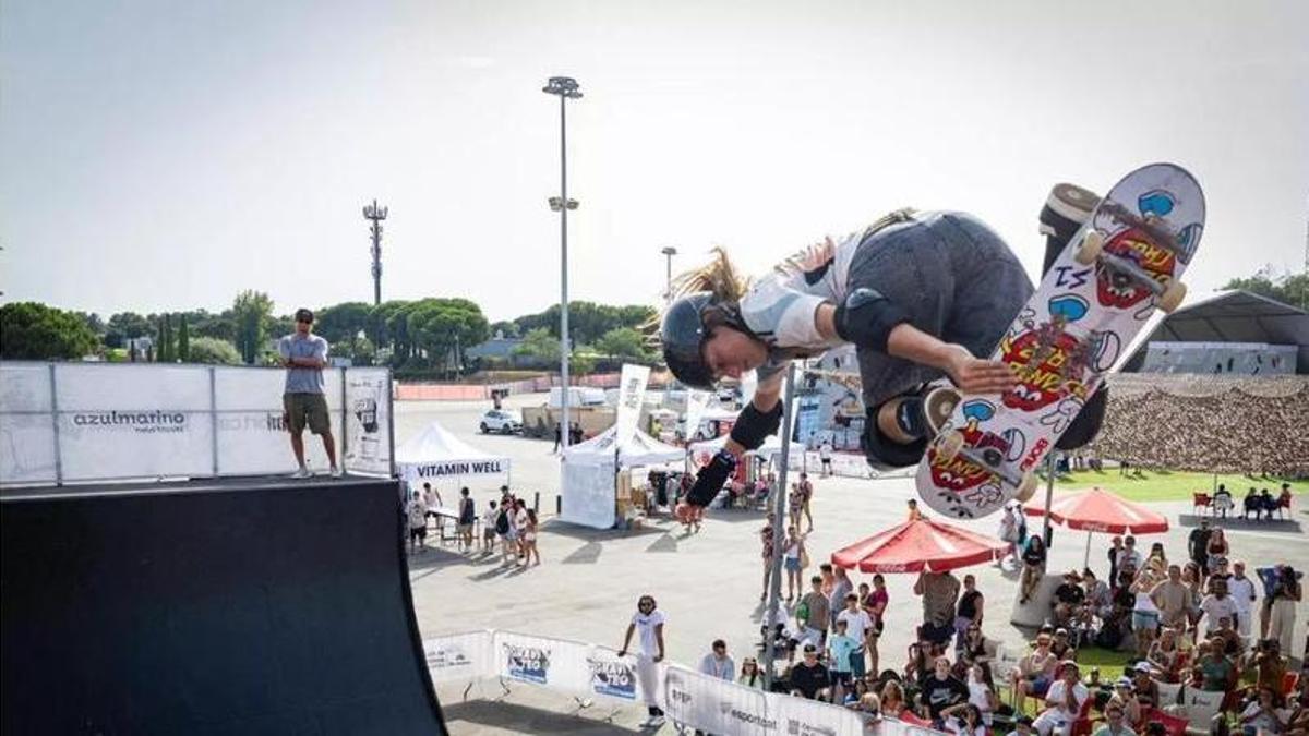 Les proves de skateboard sempre són espectaculars i atrauen molt públic