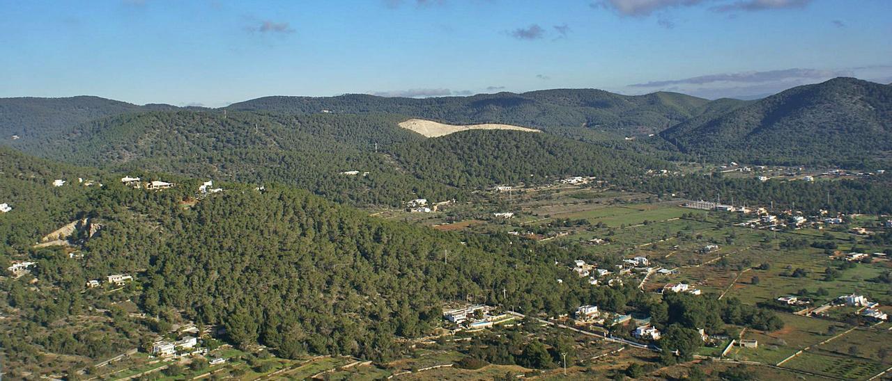 Vista aérea de Ibiza