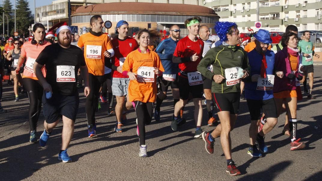 Ambiente extraordinario en la carrera de la San Silvestre cordobesa