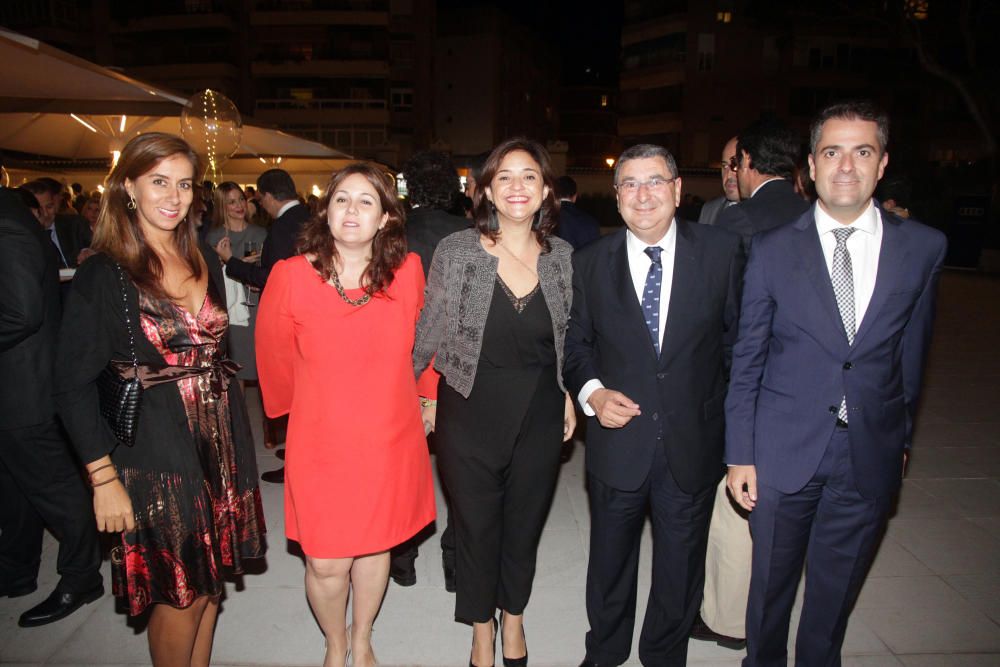 Más de 450 representantes de todos los ámbitos de la vida provincial asisten a la gala de entrega de los Premios Málaga 2017 en el Gran Hotel Miramar