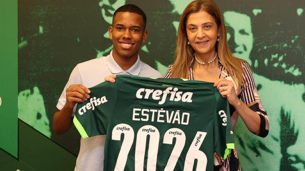 El golazo de Estevao William con el Palmeiras