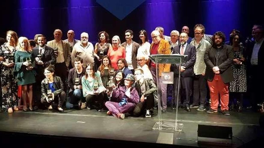 Los premiados en la gala de &quot;Escenamateur&quot;.