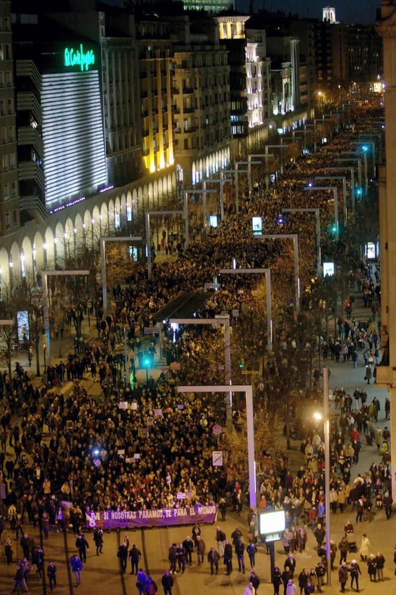 El Día Internacional de la Mujer en Zaragoza