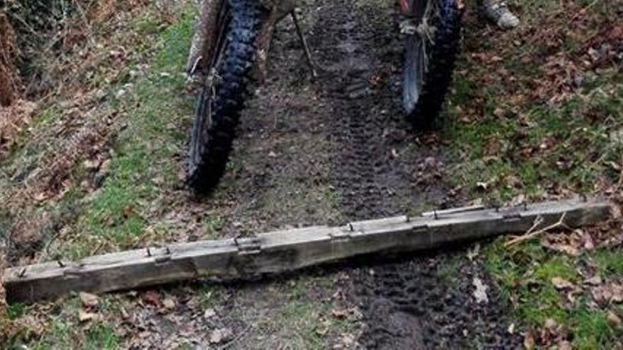 Alertan de la presencia de trampas para ciclistas en sendas de Asturias