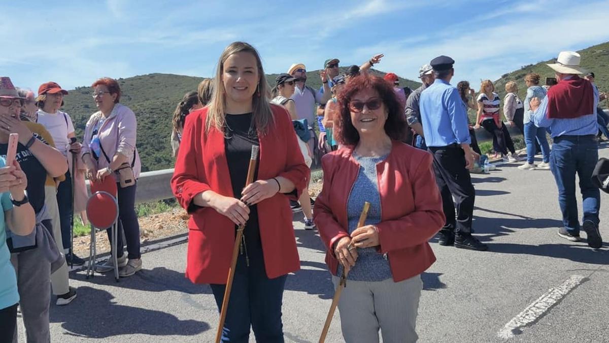 Las alcaldesas de Altura, Rocío Ibáñez, y Alcublas, Mª Blanca Rosa Pastor.