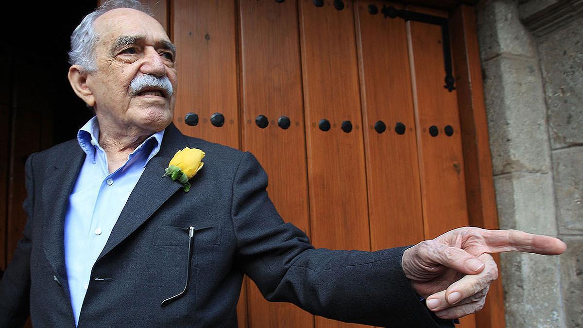 Gabriel García Márquez, en su casa de México, en abril de 2014.