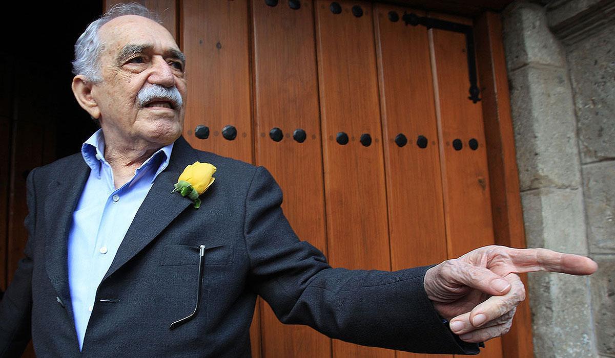 Gabriel García Márquez, en su casa de México, en abril de 2014.