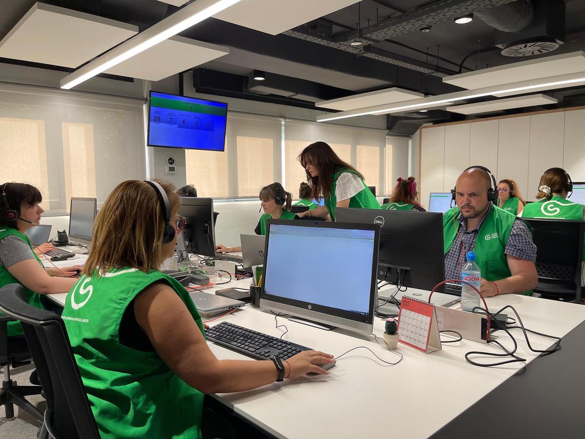 Una sala de atención a la persona con cáncer de la AECC