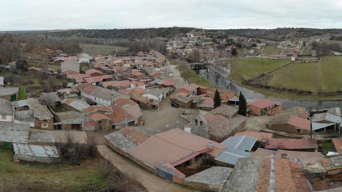 Vista aérea de San Vicente de la Cabeza.