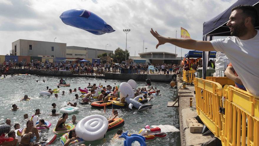 Cucañas animadas en el Port de Sagunt, pero sin más afluencia