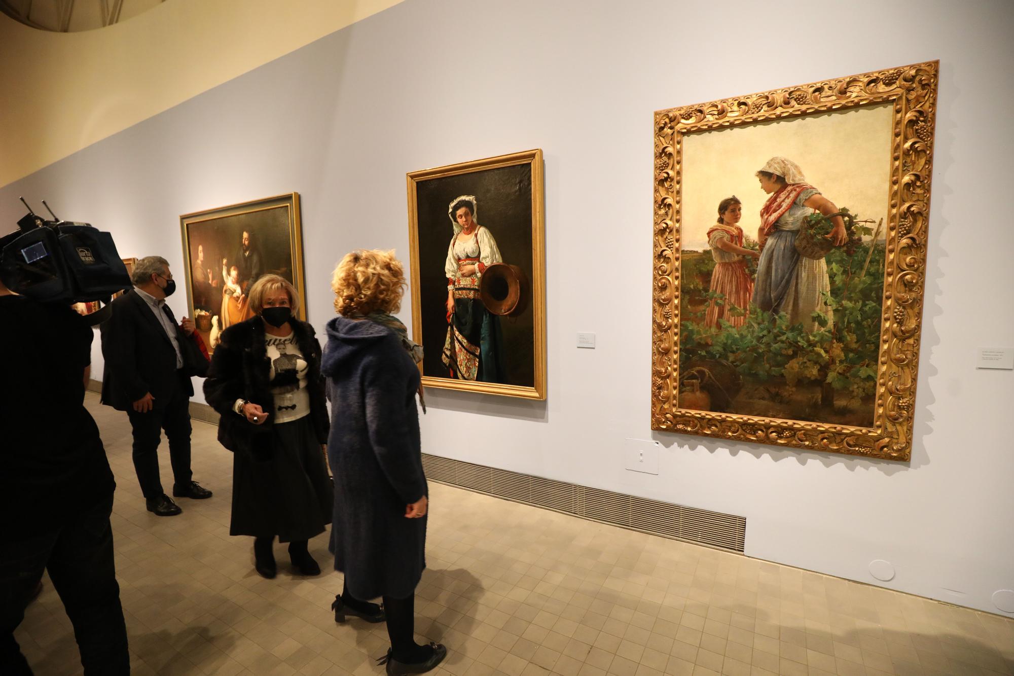 Inauguración de la exposición 'Hacia poéticas de género. Mujeres artistas en España1804-1939'