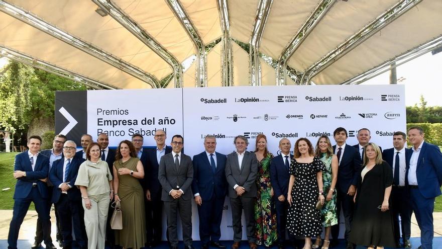 El photocall de los Premios Empresa del Año de Banco Sabadel