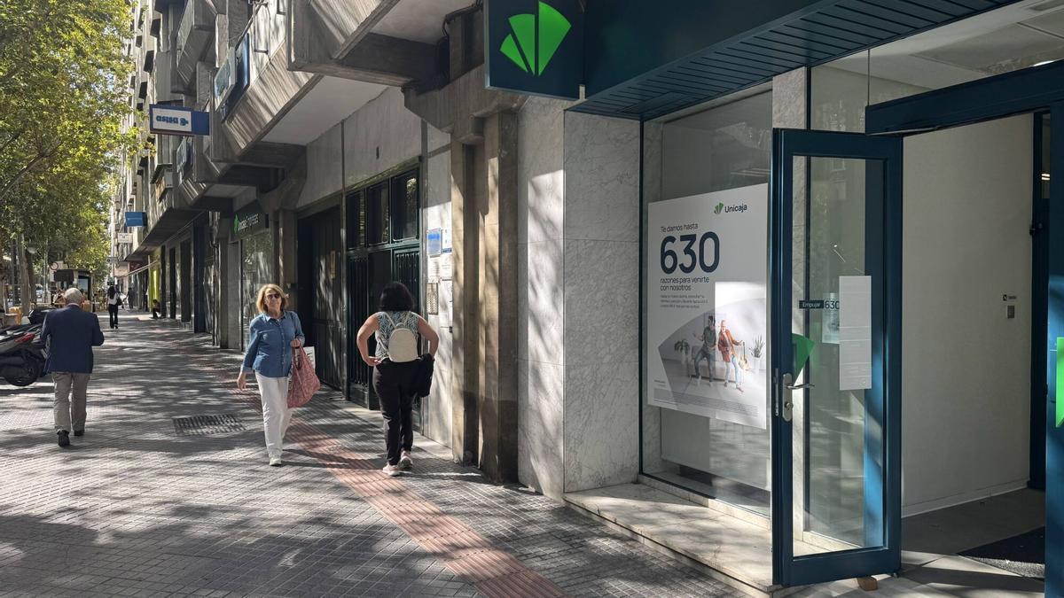 Oficina bancaria en Córdoba.