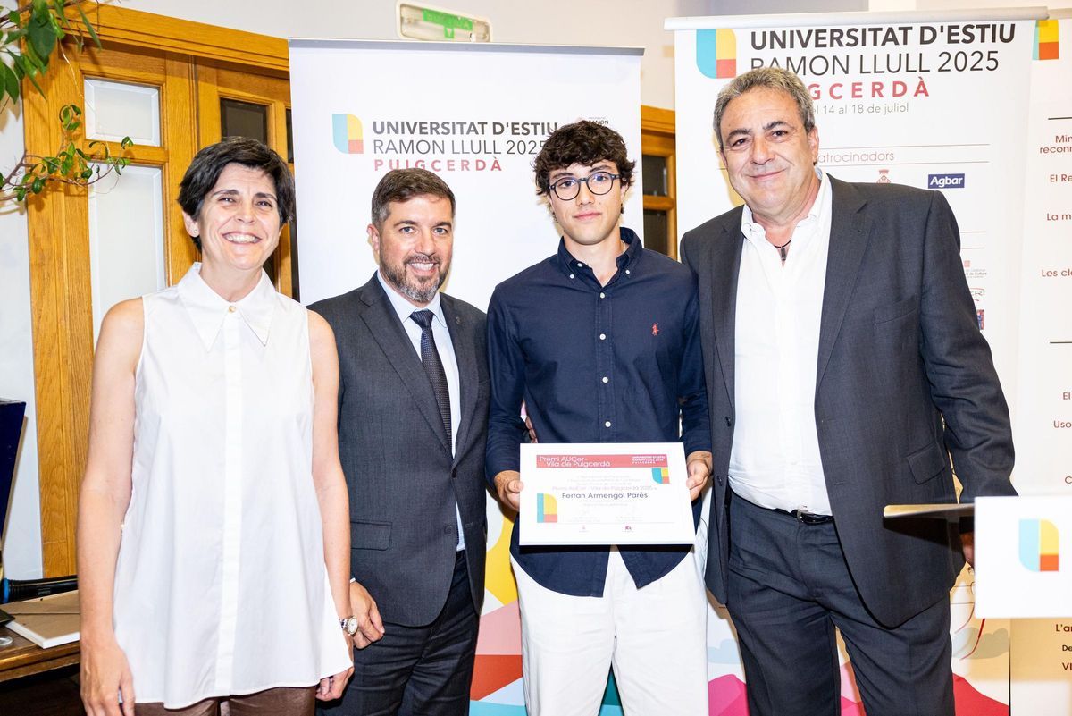 El premi Aucer Vila de Puigerdà a l'estudiant amb millor nota